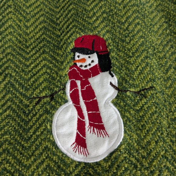 🛍️ BUNDLE ONLY • St. Nicholas Square Snowman ⛄ Holiday Hand Towel - Picture 2 of 7